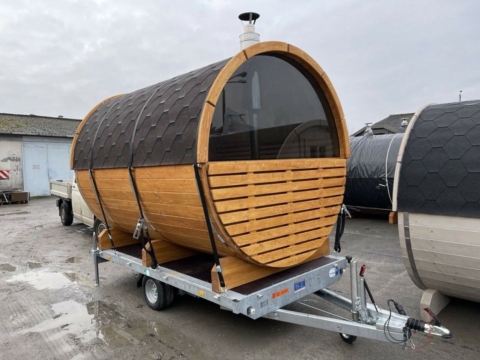 mobile Fasssauna Sauna auf Anhänger in Brandenburg Wandlitz