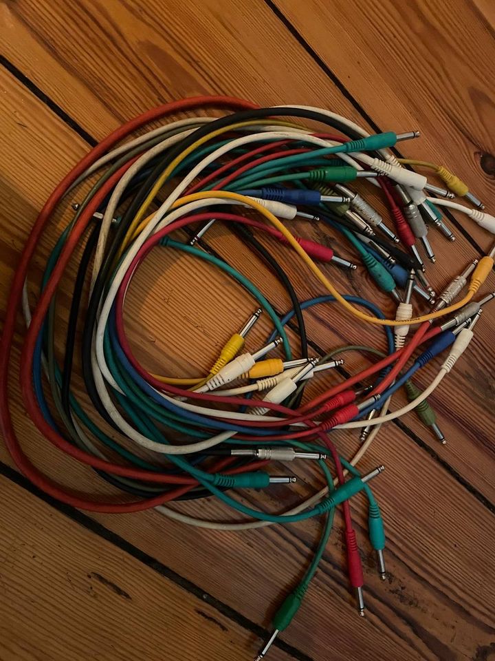 22 TS/1/4 kabel , 1m und 60 cm - instrument patchbay kabel in Berlin