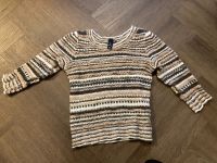 H&M pullover altrosa blau weiß Glitzer Nordrhein-Westfalen - Alsdorf Vorschau