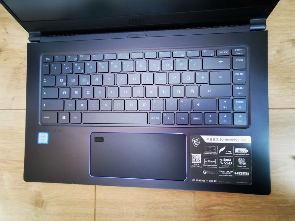 Notebook/Laptop MSI PS63 8M-070 Modern Carbon Gray in Leinburg