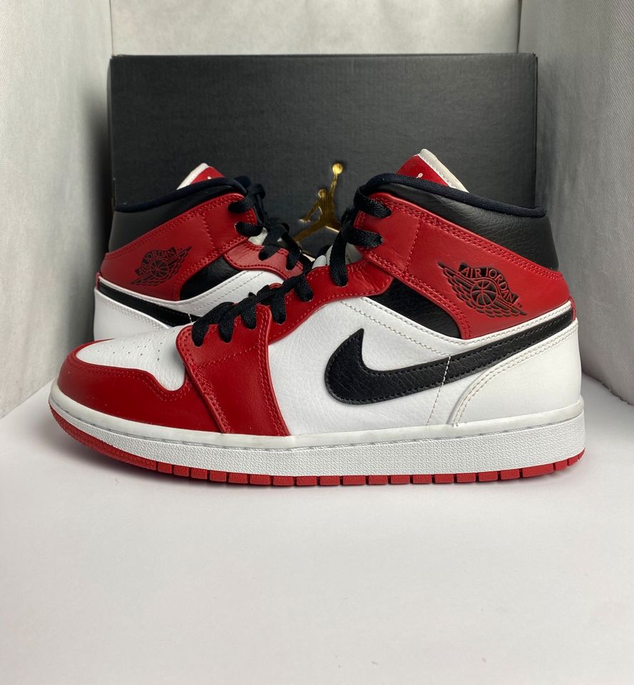 ✓Nike Jordan 1 Mid Chicago White Toe (Rot/Weiß/Schwarz) 41 US 8 in Sachsen  - Treuen | eBay Kleinanzeigen ist jetzt Kleinanzeigen