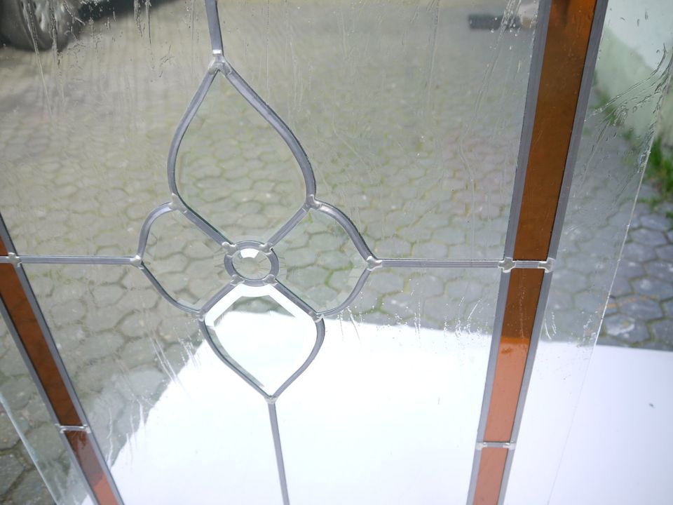 Glasscheibe, Verglasung, Scheibe Innentür, Segmentbogen 108x60cm in Bersteland