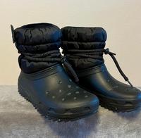 CROCS 7 38 Schuhe schwarz Y2k Vintage retro winter warm herbst Baden-Württemberg - Aichtal Vorschau