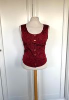 H&M Weste Bluse Gr. S 36 rot Muster Knöpfe chic Blazer Niedersachsen - Apen Vorschau