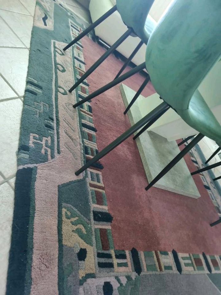 Teppich hochwertig Schurwolle handgeknüft in Eschweiler