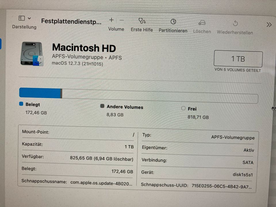Apple imac aus 2015 (Retina 5K /27"), gebraucht in Schrobenhausen