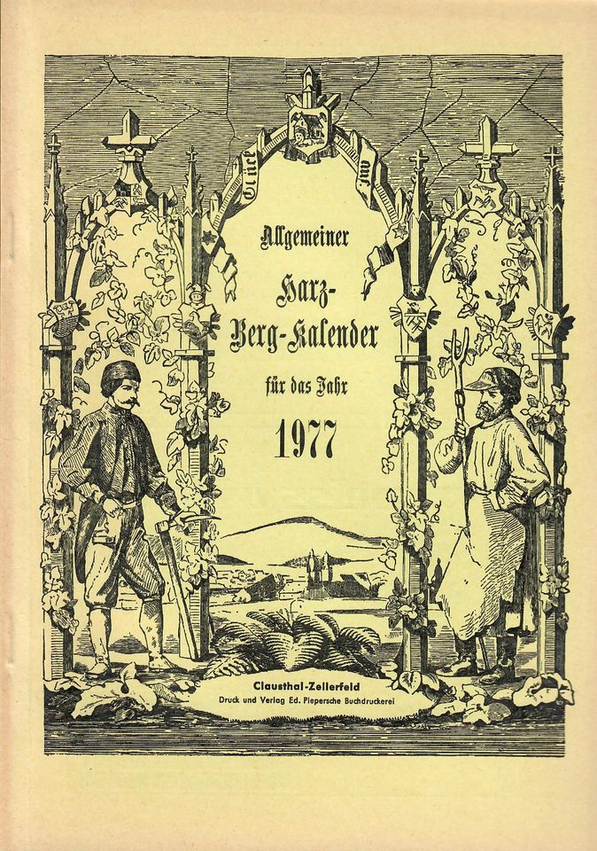 Allgemeiner Harz Berg Kalender für das Jahr 1977 in Goslar