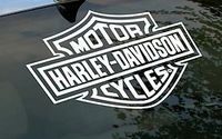 Harley Davidson Aufkleber Sticker Auto Heck Scheibe Motorrad Sachsen-Anhalt - Weißenfels Vorschau