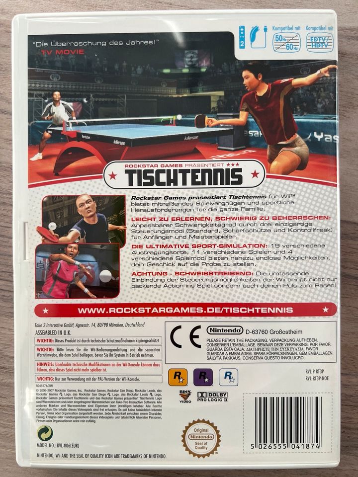 Wii Table Tennis (Rockstar Games) in Kriftel