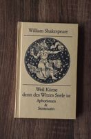 Weil Kürze denn des Witzes Seele ist / William Shakespeare Sachsen - Erlau Vorschau