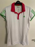 adidas Poloshirt Tennis 38/40 kurzarm weiß Kragen pink Baden-Württemberg - Kandern Vorschau