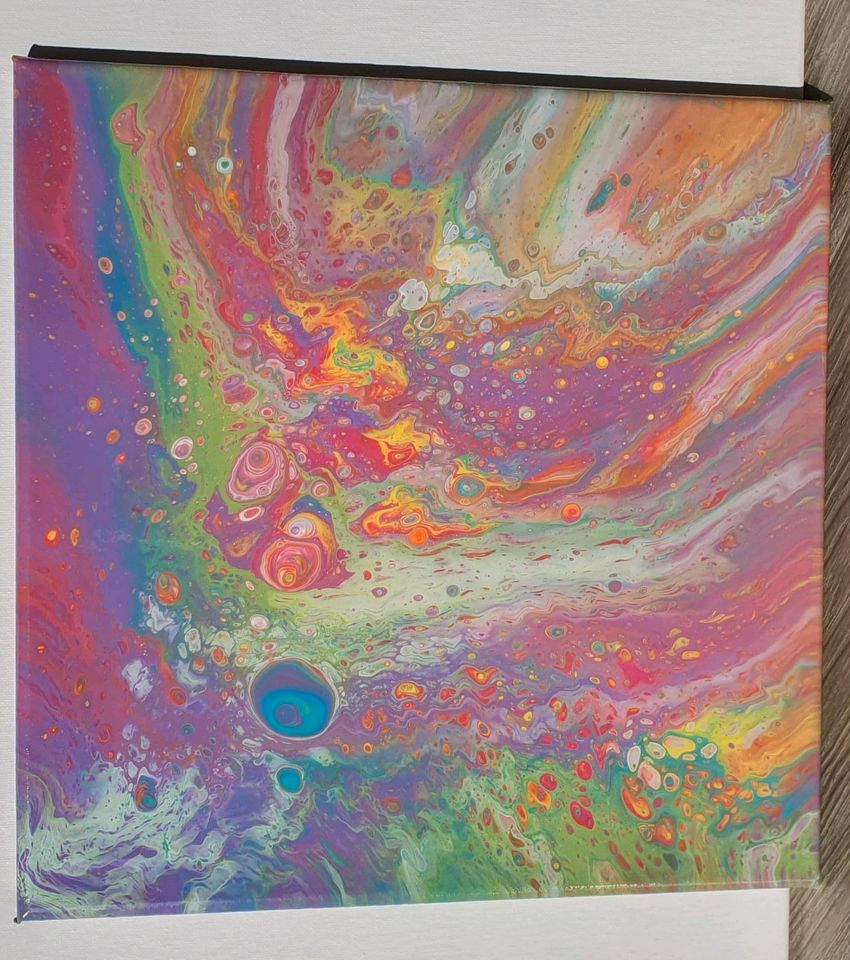 Acryl Pouring, Leinwand Bilder 30×30 cm in Berlin