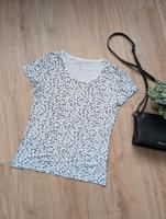 Weißes T-Shirt mit Blumenprint Bayern - Eichendorf Vorschau