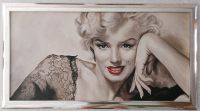 Wunderschönes MARILYN MONROE Bild, silberber Rahmen, 110 x 59 cm Baden-Württemberg - Remseck am Neckar Vorschau