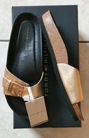 Tommy Hilfiger flache Sandale NEU Gr. 38 Gold Bayern - Drachselsried Vorschau