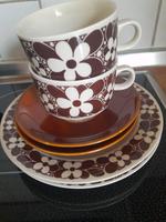 Kaffeegedeck Kaffeegeschirr beige  braun von DDR-ZEITEN Baden-Württemberg - Murrhardt Vorschau