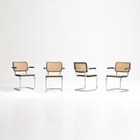 NUR NOCH WENIGE VERFÜGBAR | Thonet S64 Freischwinger Stühle | inklusive 19% Mehrwertsteuer | Design: Marcel Breuer | Bauhaus / Stahlrohrmöbel | Zeitloser Designklassiker Düsseldorf - Pempelfort Vorschau