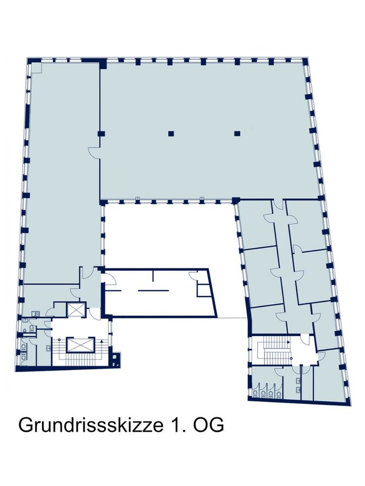 *Provisionsfrei* ca. 697-1.455m² Büro-/Verwaltungsflächen in bester Lage, Dortmund-City zu vermieten in Dortmund