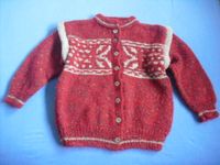 Strickjacke dunkelrot Bayern - Bindlach Vorschau