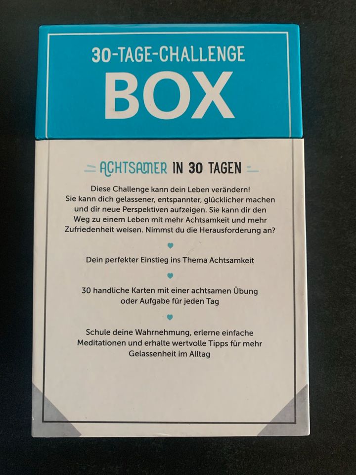 Achtsamkeitsbox 30 Tage Challenge in Tübingen