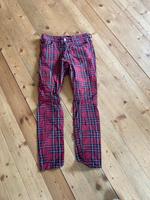 Jeans Hose Tartan kariert rot 30/32  Slimfit PUNK Bayern - Coburg Vorschau