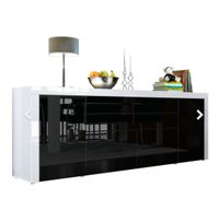 Kommode Sideboard 200 cm La Paz V2 Vladon schwarz weiss wie neu Baden-Württemberg - Reutlingen Vorschau