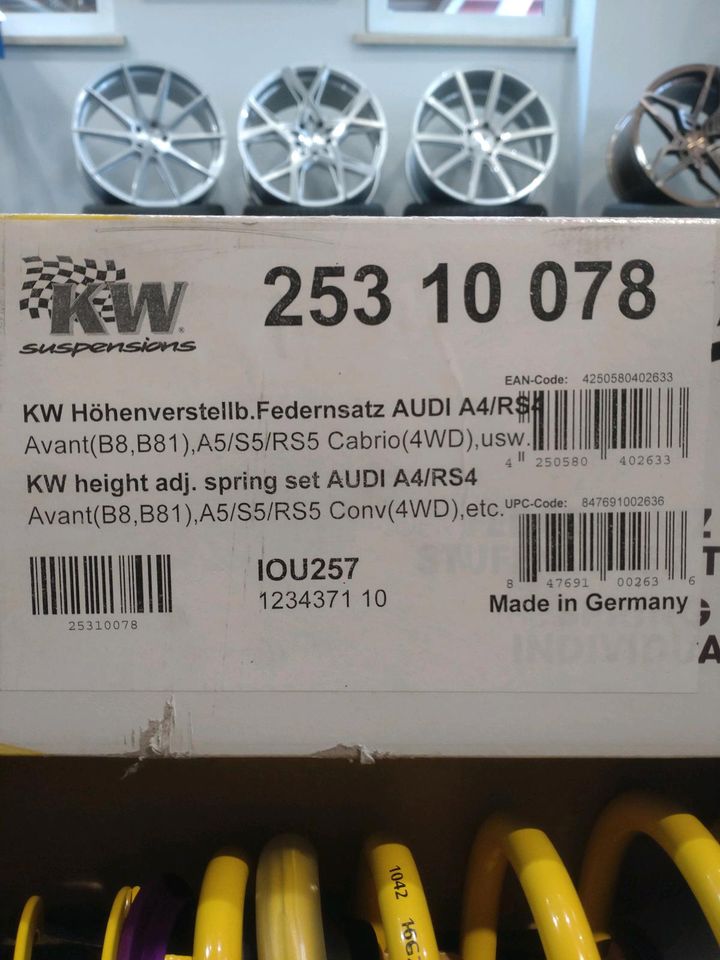 KW Gewindefedern Audi A4 B8 Avant / A6 4G Avant 25310078 in Leipzig -  Neulindenau, Tuning & Styling Anzeigen