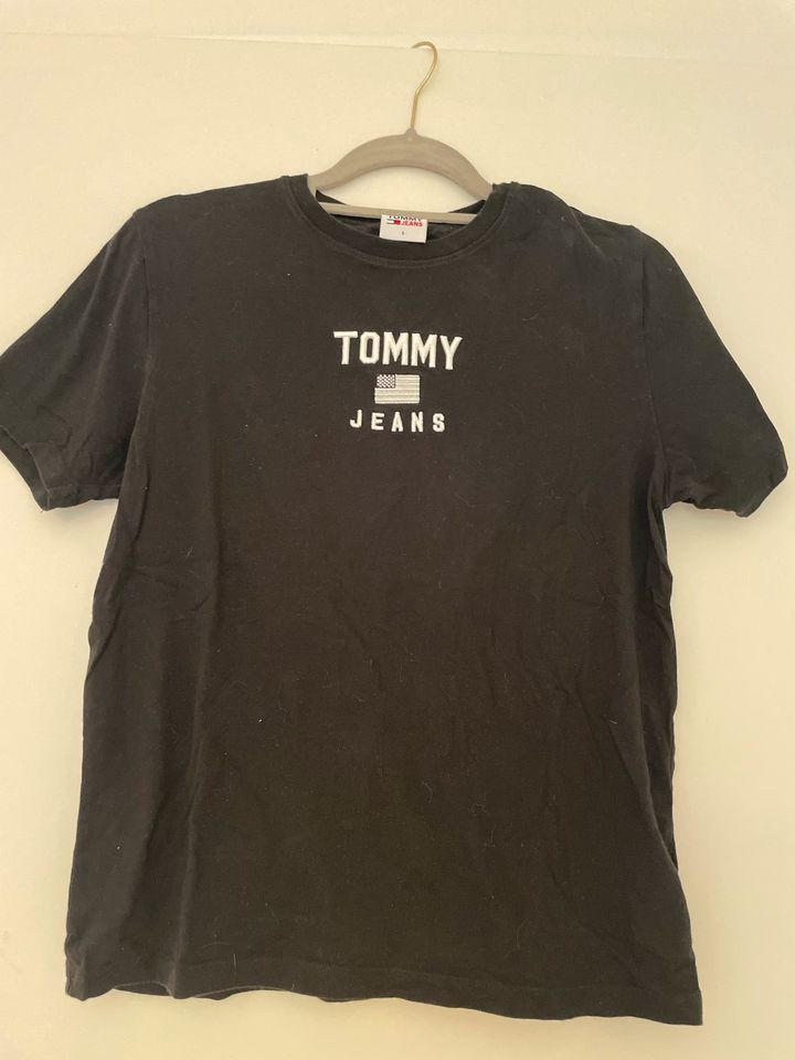 Tommy Jeans T-Shirt schwarz Silber S in Emsdetten
