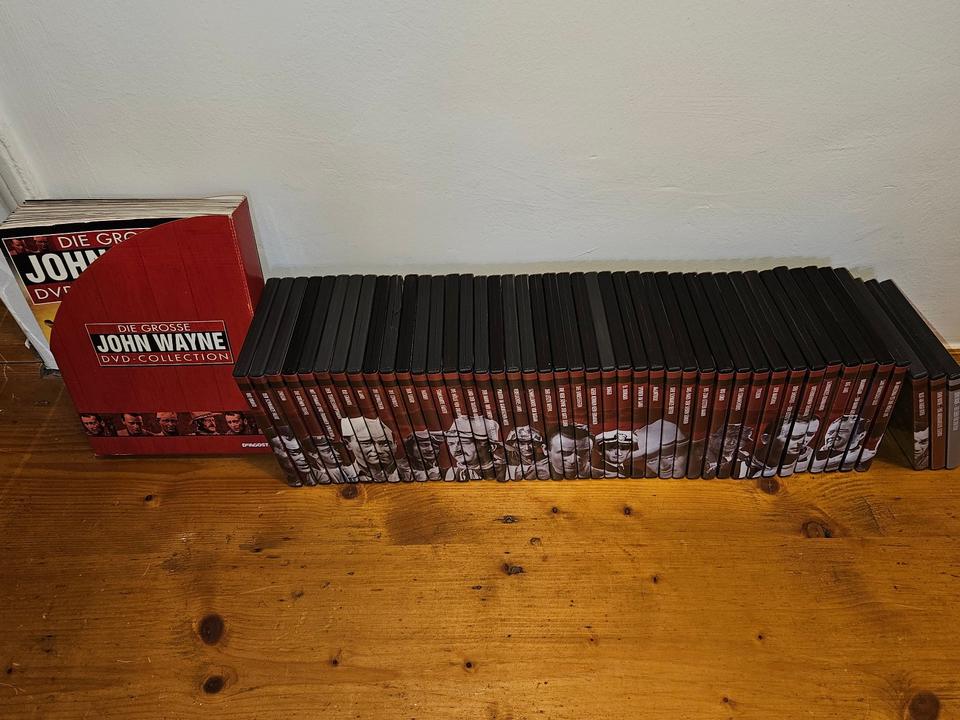 Große JOHN WAYNE DVD-Collection Sammlung 44 DVD s & Begleithefte in München