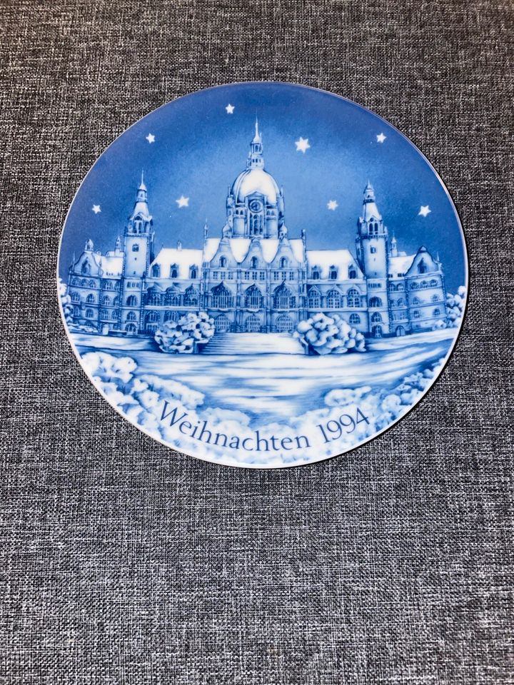 Weihnachtsteller Bavaria Porzellan 1990-1999 in Pützborn