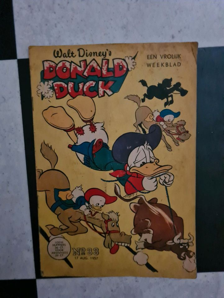 Alte Disney Niederlande Holland Donald Duck 50er Jahre Vintage in Apen