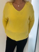 Pullover V Ausschnitt Strickpullover gelb Hessen - Groß-Gerau Vorschau