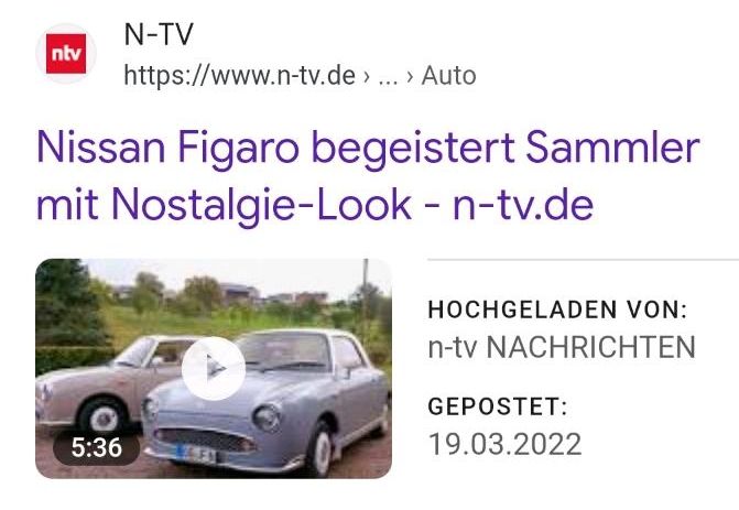 Nissan Figaro Teile in Kehl