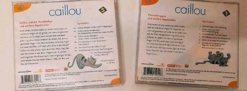 3 Kinder CDs Set caillou bob der baumeister hörspiel top in Langweid am Lech