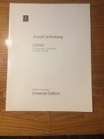 Arnold Schönberg Litanei Universal Edition Nordrhein-Westfalen - Detmold Vorschau