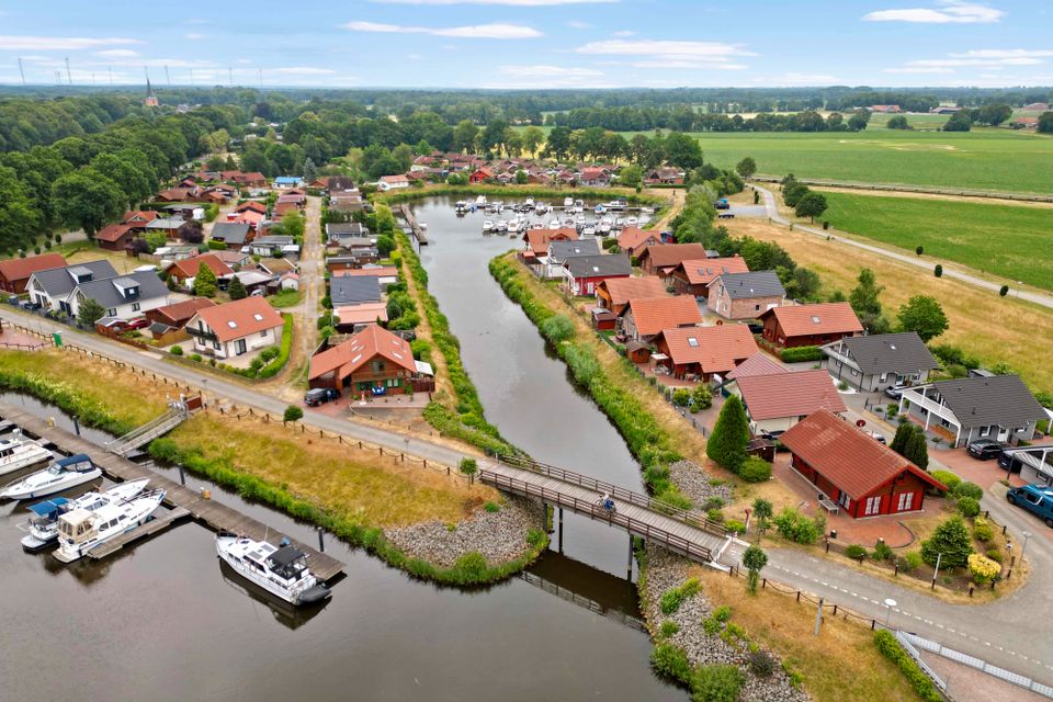 Tolles Ferienhaus direkt am Wasser mit neuer Heizungsanlage-Altersgerechtes/Ebenerdiges Wohnen möglich in Walchum