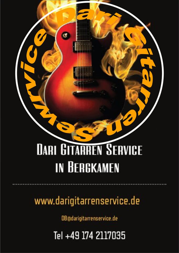 Gibson, Fender, Martin, Sigma. Gitarrenservice und Reparatur in Bergkamen