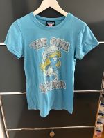 Junk food T-Shirt gr. L blau Die Schlümpfe Schlumpfine Hessen - Darmstadt Vorschau