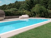 Pool Komplettset Infinity® Bay mit Überlauf-Schwimmbecken und optionaler Poolüberdachung / elektrischem Rollo, Poolgröße 3,0 x 5,0m Bayern - Winklarn Vorschau