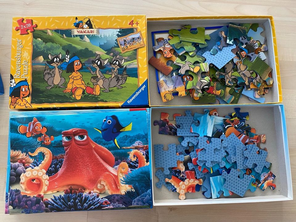 Puzzle Set  Kinder 3-4 Jahre Haba Ravensburger Paw patrol Yakari in Leimen