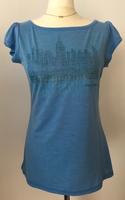 Original DKNY Shirt | Gr.M | Front Print New York | blau Hessen - Riedstadt Vorschau