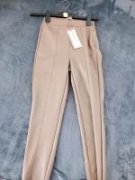 Fake Lederhose beige mit Schlitz neu Thüringen - Erfurt Vorschau