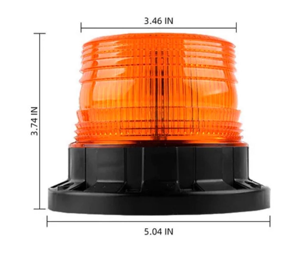 LED Rundumleuchte 12V 24V Volt Magnet Warnleuchte Blinklicht in Bebra