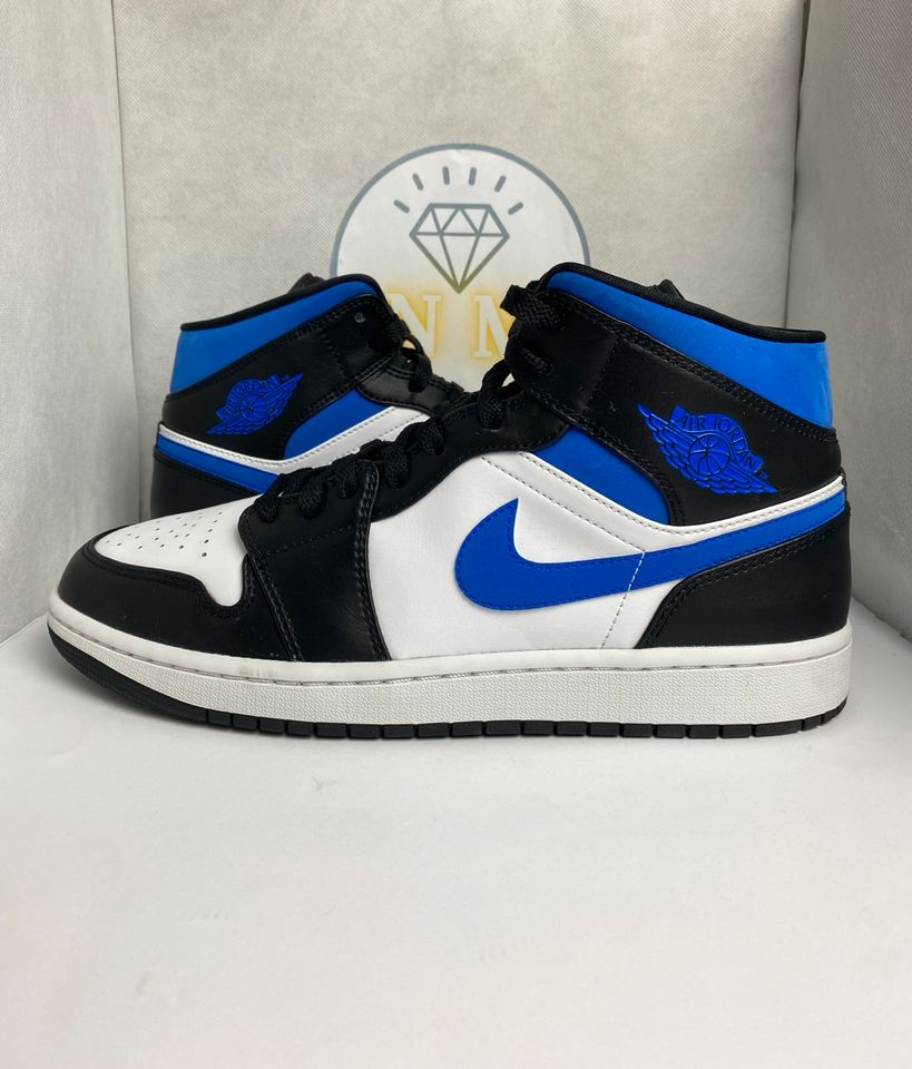 ✓Nike Jordan 1 Mid Racer Blue (Blau/Weiß/Schwarz) 44,5 / US 10,5 in Sachsen  - Treuen | eBay Kleinanzeigen ist jetzt Kleinanzeigen