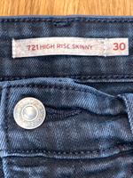 Levis 721 High Rise Skinny Jeans schwarz München - Untergiesing-Harlaching Vorschau