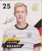 DFB Team Card EM 2020 25 Julian Brandt mit Autogramm Baden-Württemberg - Eppelheim Vorschau