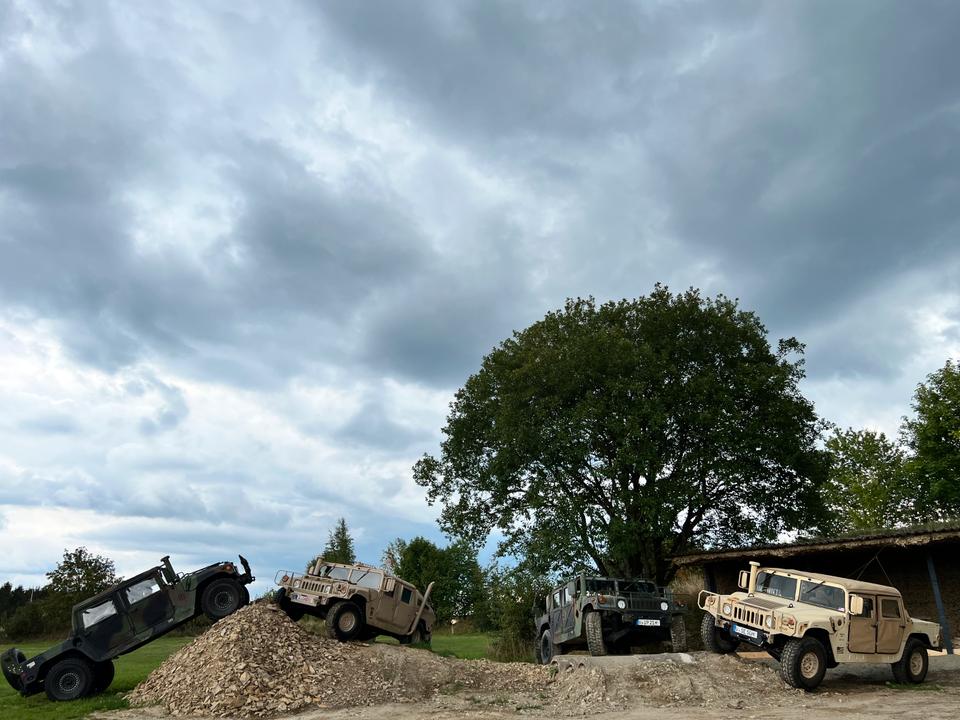 NVA DDR Bundeswehr US Army Treffen W50 Ural Trabant Humvee in Markneukirchen