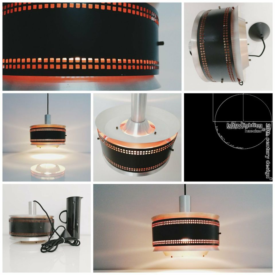 Lampe zu mid century 60er 70er space age danish design teak retro in Berlin