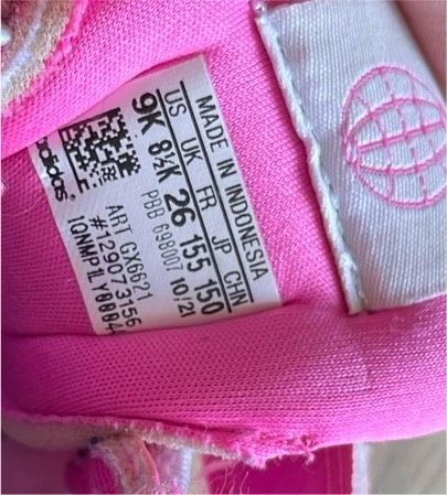 Süße Adidas sneaker neon pink Größe 26 Mädchen in Düsseldorf