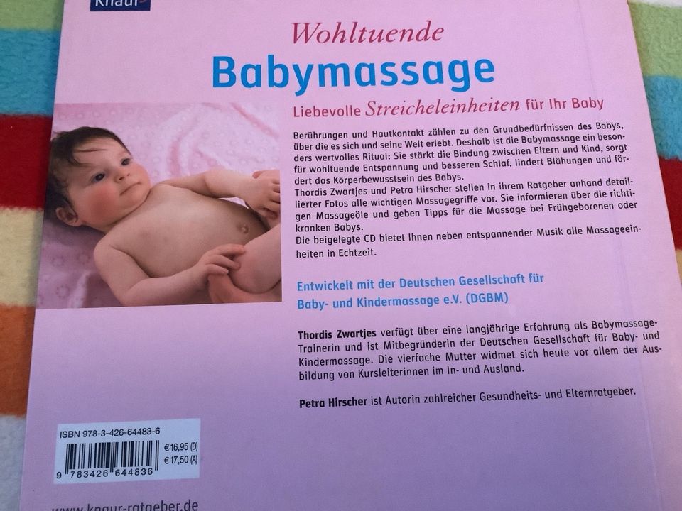 Buch Babymassage inkl. CD Bildanleitung Geburt Geschenk in Berlin